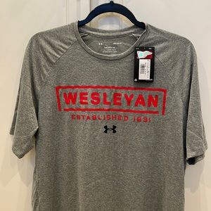 NWT Wesleyan University under armour T-shirt